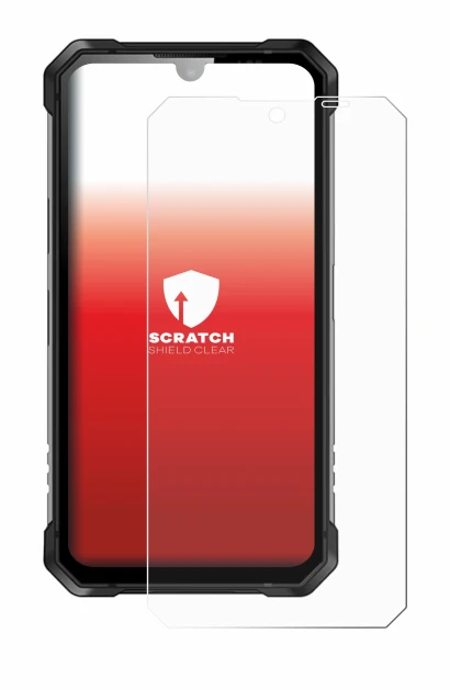 Image of the device Lagenio Rhino 1 Pro with a wide variety of screen protectors.
