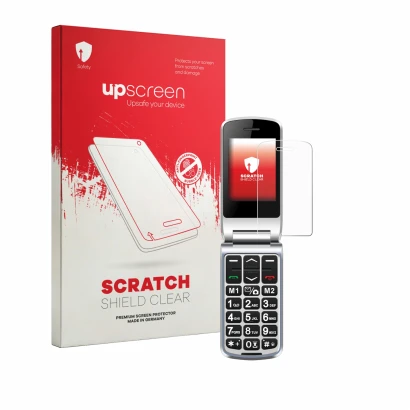 Front side of a product packaging with the brand logo upscreen. Next to it is the device Sweetlink F1PLUS shown with the corre