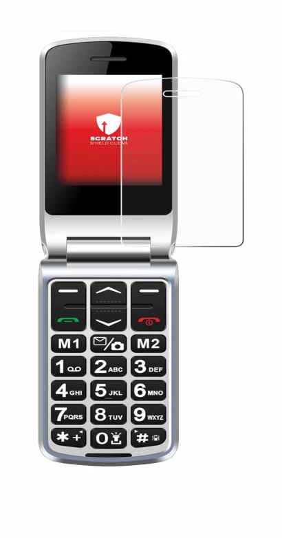 Image of the device Sweetlink F1PLUS with a wide variety of screen protectors.