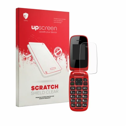 Front side of a product packaging with the brand logo upscreen. Next to it is the device Chakeyake R341 shown with the corresp