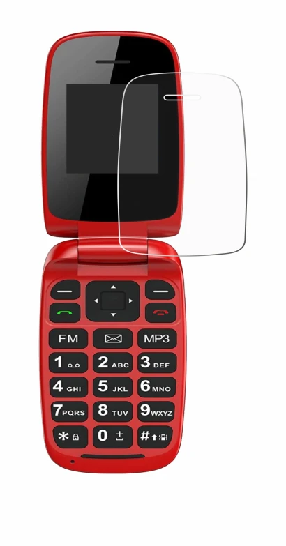 Image of the device Chakeyake R341 with a wide variety of screen protectors.