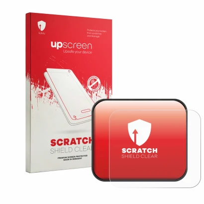 Front side of a product packaging with the brand logo upscreen. Next to it is the device Saphe T shown with the corresponding