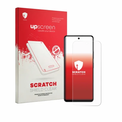 Front side of a product packaging with the brand logo upscreen. Next to it is the device Infinix Hot 70 shown with the corresp