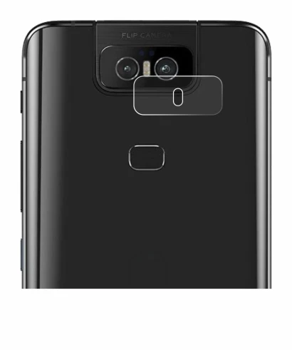 Image of the device ASUS ZenFone 6 ZS630KL (ONLY Camera Lens) with a wide variety of screen protectors.