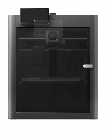Image of the device Bambu Lab X2D with a wide variety of screen protectors.