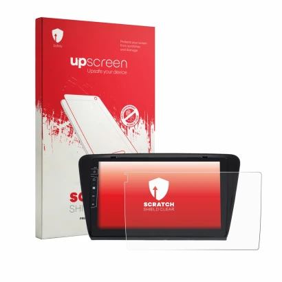 Front side of a product packaging with the brand logo upscreen. Next to it is the device Dynavin D9-7 Premium Flex shown with