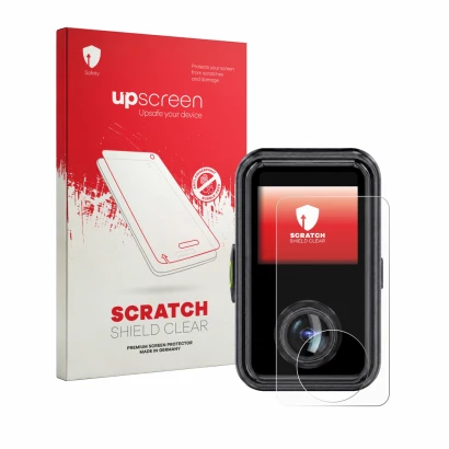 Front side of a product packaging with the brand logo upscreen. Next to it is the device Vantrue E360 Ace shown with the corre