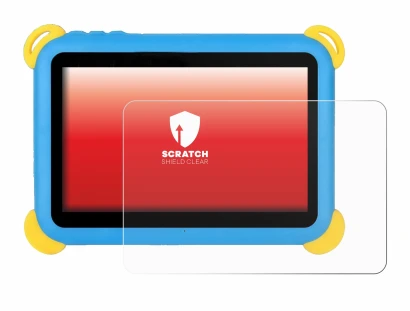 Image of the device Laptok Kt1008 7" with a wide variety of screen protectors.