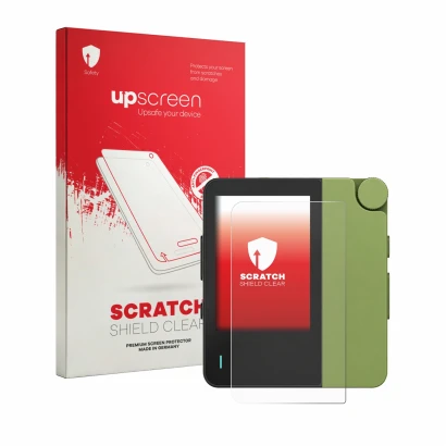 Front side of a product packaging with the brand logo upscreen. Next to it is the device Hiby W4 shown with the corresponding 