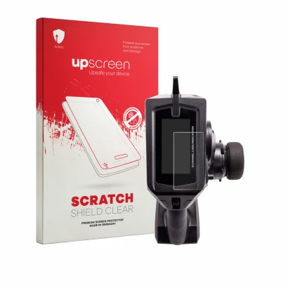 Front side of a product packaging with the brand logo upscreen. Next to it is the device Spektrum DX Pro Plus shown with the c