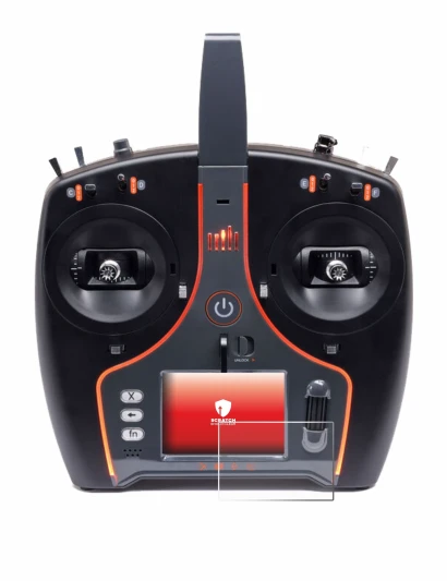 Image of the device Spektrum NX7e Plus with a wide variety of screen protectors.