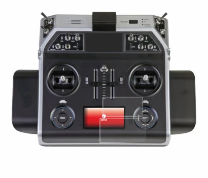 Image of the device Graupner MC-26 HOTT with a wide variety of screen protectors.