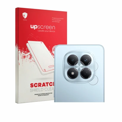 Front side of a product packaging with the brand logo upscreen. Next to it is the device Xiaomi Redmi Note 15 Pro 4G (ONLY Cam