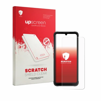 Front side of a product packaging with the brand logo upscreen. Next to it is the device Fossibot F112 Pro 5G shown with the c