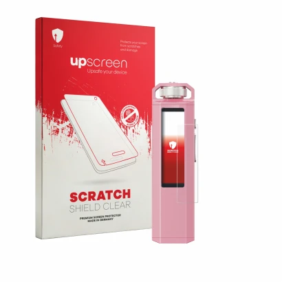 Front side of a product packaging with the brand logo upscreen. Next to it is the device FiiO SnowSky Echo Nano shown with the