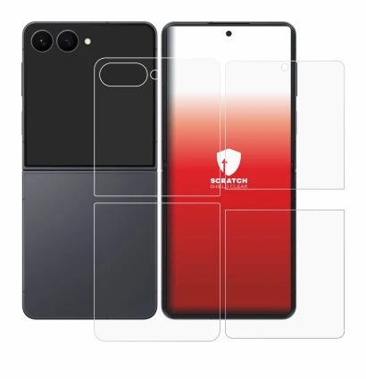 Image of the device Samsung Galaxy Z Flip 8 (Front+Back) with a wide variety of screen protectors.