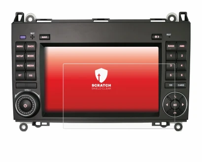 Image of the device Erisin ES5572B 7" with a wide variety of screen protectors.