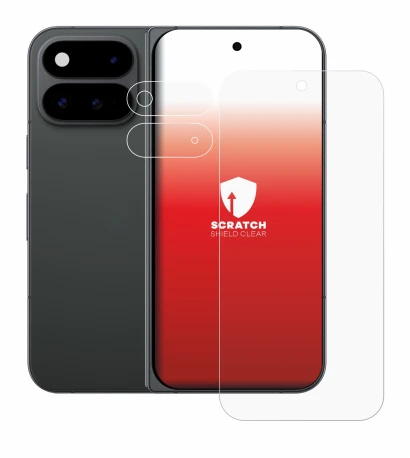 Image of the device Google Pixel 11 Pro Fold (Front+Camera) with a wide variety of screen protectors.