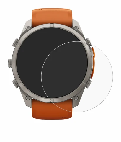 Image of the device Garmin Fenix 9 Pro (51 mm) with a wide variety of screen protectors.