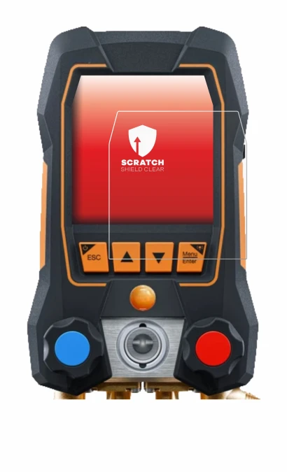 Image of the device Testo 558s with a wide variety of screen protectors.