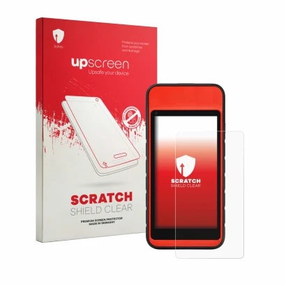 Front side of a product packaging with the brand logo upscreen. Next to it is the device Autel MaxiTPMS ITS600 shown with the 