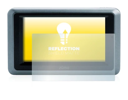 Image of the device Garmin zumo 660 with a wide variety of screen protectors.