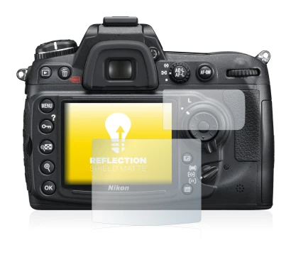 Image of the device Nikon D300S with a wide variety of screen protectors.