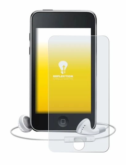 Image of the device Apple iPod Touch (3rd Gen.) with a wide variety of screen protectors.