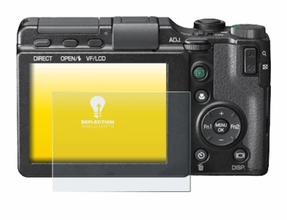 Image of the device Ricoh GXR with a wide variety of screen protectors.