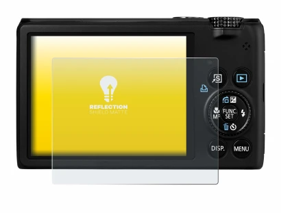 Image of the device Canon PowerShot S95 with a wide variety of screen protectors.