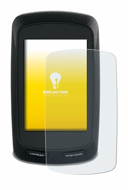 Image of the device Garmin Edge 800 with a wide variety of screen protectors.