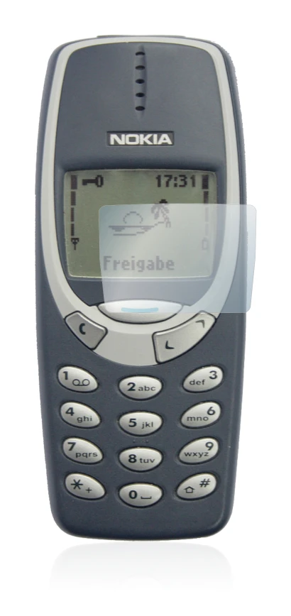 Image of the device Nokia 3310 2011 with a wide variety of screen protectors.
