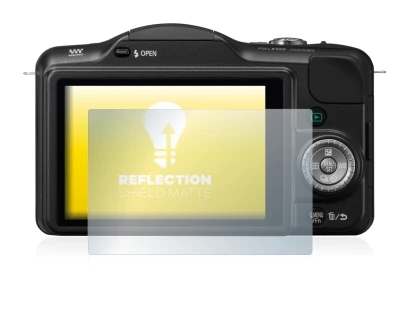 Image of the device Panasonic Lumix DMC-GF3 with a wide variety of screen protectors.