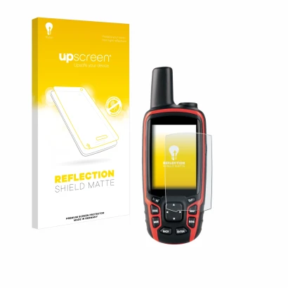 Front side of a product packaging with the brand logo upscreen. Next to it is the device Garmin Astro 320 shown with the corre