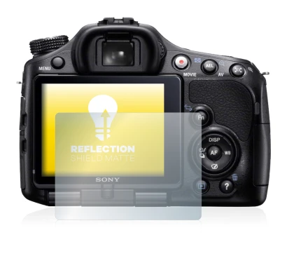 Image of the device Sony Alpha 65V (SLT-A65V) with a wide variety of screen protectors.