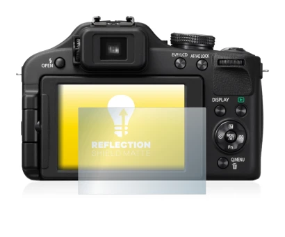 Image of the device Panasonic Lumix DMC-FZ150 with a wide variety of screen protectors.
