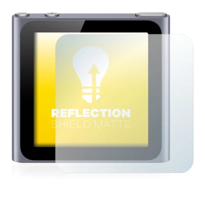 Image of the device Apple iPod nano 2011 (6th. Gen.) with a wide variety of screen protectors.
