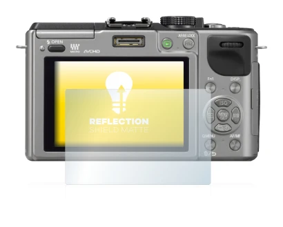 Image of the device Panasonic Lumix DMC-GX1 with a wide variety of screen protectors.