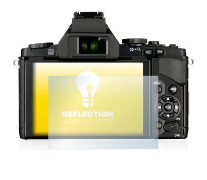 Image of the device Olympus OM-D E-M5 with a wide variety of screen protectors.