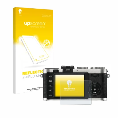 Front side of a product packaging with the brand logo upscreen. Next to it is the device Leica X2 shown with the corresponding