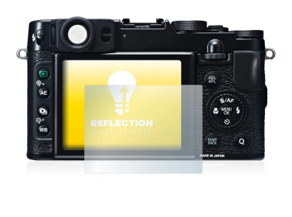 Image of the device Fujifilm X20 with a wide variety of screen protectors.