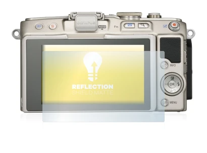 Image of the device Olympus PEN E-PL6 with a wide variety of screen protectors.