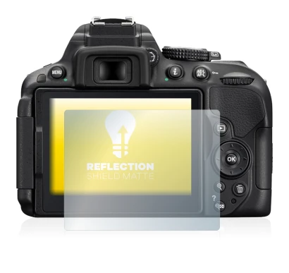 Image of the device Nikon D5300 with a wide variety of screen protectors.
