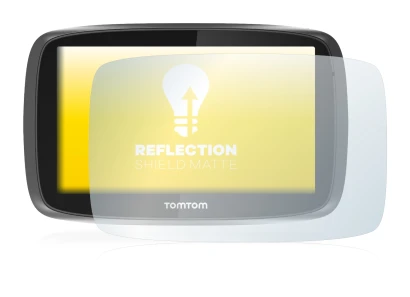 Image of the device TomTom GO 5000 with a wide variety of screen protectors.