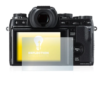 Image of the device Fujifilm X-T1 with a wide variety of screen protectors.