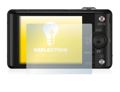 Image of the device Sony Cyber-Shot DSC-WX220 with a wide variety of screen protectors.