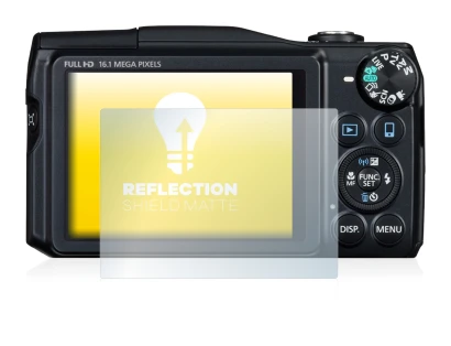 Image of the device Canon PowerShot SX700 HS with a wide variety of screen protectors.