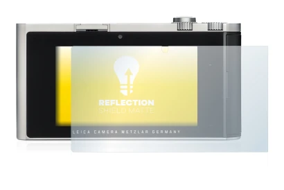 Image of the device Leica T (Typ 701) with a wide variety of screen protectors.