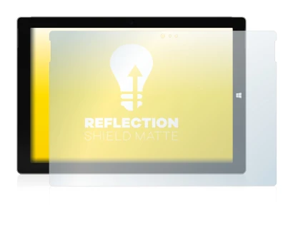 Image of the device Microsoft Surface Pro 3 with a wide variety of screen protectors.