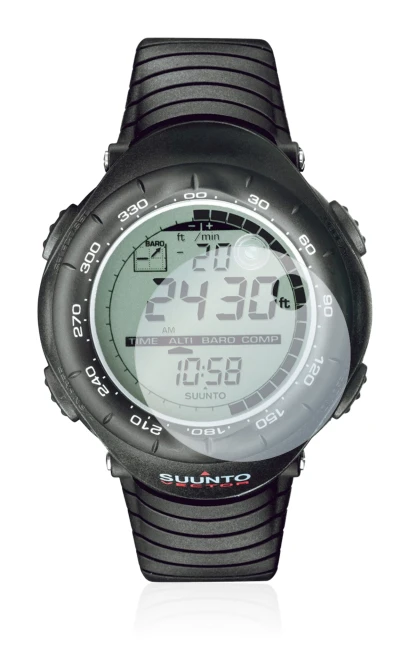 Image of the device Suunto Vector Black with a wide variety of screen protectors.